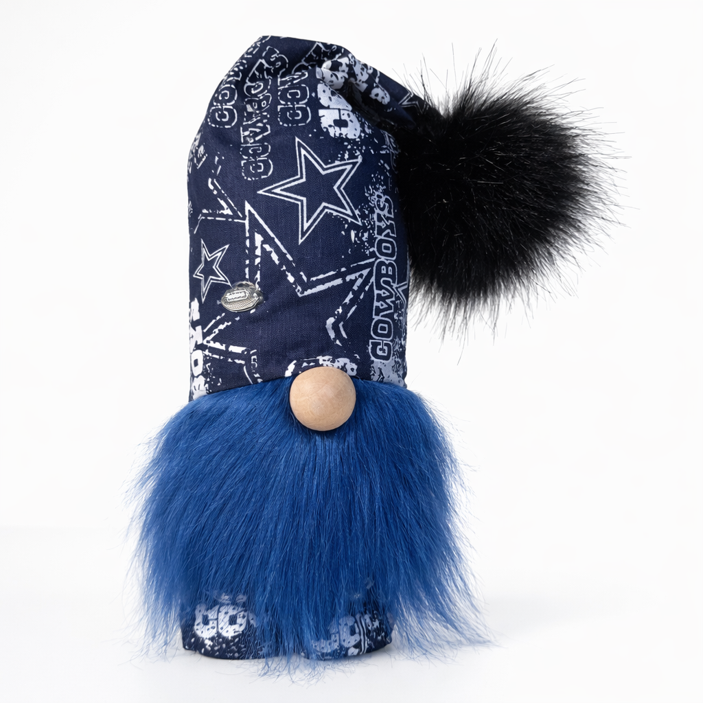 Dallas Cowboys Fan Gnome w/o Glasses 9"