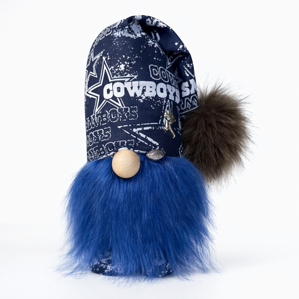 Dallas Cowboys Fan Gnome w/o Glasses 9"