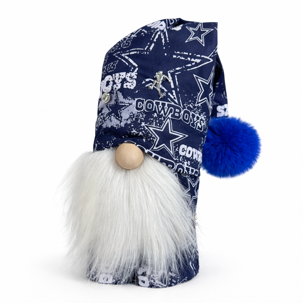 Dallas Cowboys Fan Gnome w/o Glasses 9"