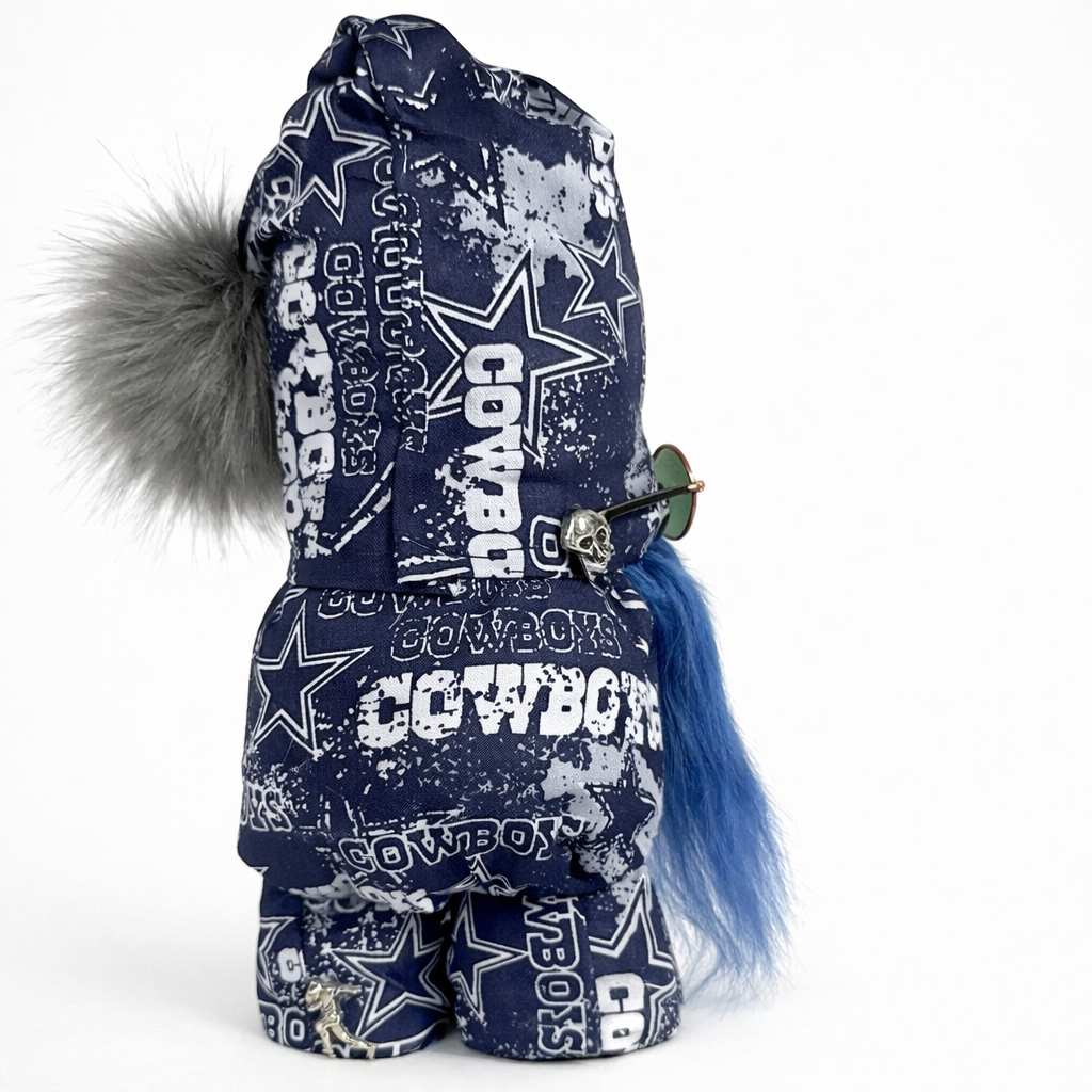 Dallas Cowboys Fan Gnome w/Green Round Sunglasses
